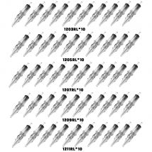 YILONG 20/50 stücke Einzel Paket MIX Tattoo Patrone Nadel RM RL Serie Für Tattoo Maschine Stift Nadel Zubehör