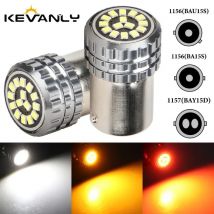 2szt 1156 BA15S 1157 BAY15D Żarówka LED 2015 15SMD Żarówki LED Światło sygnalizacyjne Światło hamowania Światło cofania Światło do jazdy dziennej 12V