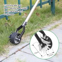 Garten Edger Rasen Werkzeug Rädern Manuelle Kanten Maschine Gras Trimmer Rasen Kantenschleifer Rasenmäher Cutter Weeder Schneiden Maschine