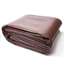 SucceBuy Hochleistungsplane, 40,6 mm dick, wasserdicht, reißfest, Polykunststoff-Plane, Abdeckung, Mehrzweck-Plane für den Außenbereich für LKW