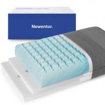 Newentor Ergonomisches Memory-Schaum-Kissen, Nackenstütze mit vier verstellbaren Höhen, für Rücken- und Seitenschläfer, Heim- und Hotelutensilien