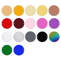 16/18/20/23/32mm Runde Flatbase Spiegel Nähen Strass 50Pcs Acryl Nähen auf Steine Für Kleidungsstück Handwerk Zubehör
