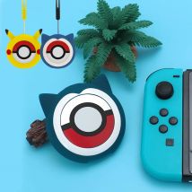 Silikonowe etui ochronne etui na Pokemon Go Plus kawaii Pika etui z przezroczystym kryształem na smycz dla Pokemon Go Plus +