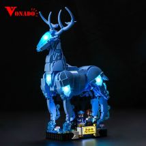 Oświetlenie LED Vonado do klocków konstrukcyjnych Diy 76414 Expecto Patronum z obudową baterii (model nie jest wliczony w cenę)