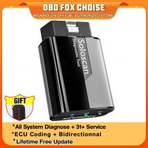 KINGBOLEN SOLOSCAN Strumenti diagnostici automatici Sistema completo Codifica ECU bidirezionale Scanner OBD2 per tutti i servizi Aggiornamento gratuito a vita