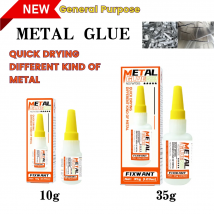 FIXWANT Metallkleber, nicht aufhellend, transparent, hochfest, Sofortkleber, klebrig, für Metall, Kunststoff, Gummi, Leder, Kopfhörer, Schuhe