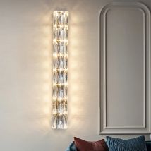 Lampada Da Parete Moderna E Lussuosa in Cristallo Soggiorno Lampada Da Comodino TV Lampada Da Parete Portico Corridoio Lampade Da Soffitto Decorazione Interna Illuminazione A Led