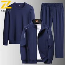 Männliche Trainingsanzug Jacke + Hosen Männer Set Große Größe 6XL 7XL 8XL Mode Neue Herbst Winter Homme Anzug Sweatshirt Jogginghose mann Set