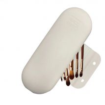 1 Stück Silikon-Make-up-Pinsel, weich, tragbar, kosmetische Gesichtspinsel, große Kapazität, Make-up-Pinsel-Tasche, waschbar, Make-up-Tasche, Halteretui