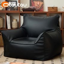 Otautau weicher Kunstleder Sitzsack bezug ohne Füllstoff Sitzsack Couch Sessel Boden Sofa Ecke Gaming Lesung sf152