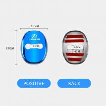 4Pcs Rust Proof Car Door Lock Protective Cover Auto Emblem Fits Lexus (LS500h ES260/ES300h RX350h NX260 UX260 GS IS LM RZ450e)