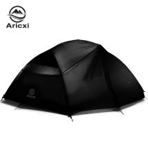 Aricxi 15D Ultralight Camping Tent Portable 3 Persons Tent Double Layer 4 Seasons Outdoor Climbing Waterproof Tent