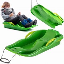 Slitta KADAX con freni posteriori in plastica Slide Slide Bobsleigh Large