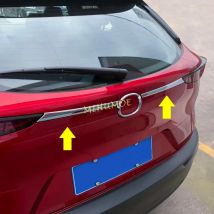 Chrom Außen Hinten Schwanz Stamm Flügel Molding Abdeckung Trim Für Mazda CX30 CX-30 DM 2020 2021 2022 2023 2024 2025