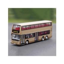 Diecast 1:120 Scale Hong Kong Double Decker Bus Series Car Model Alloy Classic Decoration Collectible Toy Adult Gift Souvenir