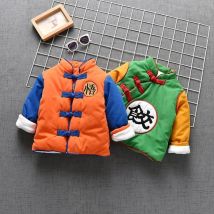 Dragon Ball Baumwolle Kleidung Persönlichkeit Neue Nette Cartoon Winter Kleidung Persönlichkeit Plüsch kinder Baumwolle Jacke Urlaub Geschenk