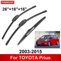 1/2/3/4/6PCS Car Wiper For TOYOTA Prius 2003-2015 Front Rear Wiper Blades Brushes Auto Accessories 2009 2010 2011 2012 2013 2014