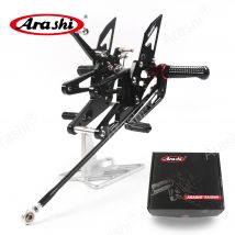Arashi für Yamaha YZF R6 2003–2025, CNC-verstellbare Fußstütze, Motorrad-Fußrastenanlage, Fußrasten YZF-R6 2011 2012 2013 2014 2015 2016