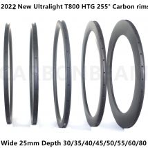 Tylko 280g T800 super lekki węgla felgi drogowe 25mm szerokości 30mm 35mm 38mm 40mm 45mm 55mm 50mm 60mm 700c węgla drogowego obręcze rowerowe