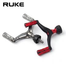 Ruke 1pc angelrolle griff Legierung Aluminium doppel/einzel griff for700-2000 modell S/D micro spinnrolle griff DIY zubehör