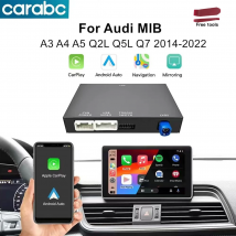CARABC Drahtlose CarPlay Android Auto Für Audi A3 A4 A5 Q2L Q5L Q7 2014-2018 MIB MMI 3G GPS Spiegel Link AirPlay