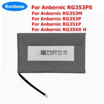 Replacement Battery for ANBERNIC RG351P RG353P RG353PS RG353M RG35XX H RG35XXH Handheld Game Console 3.7V 3300mAh Li-Ploymer