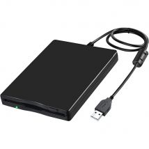 USB Floppy Disk Reader Drive 3.5" External Portable 1.44 MB FDD Diskette Drive for Mac Windows 10/7/8/XP/Vista PC Laptop Desktop