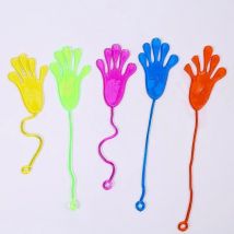 5-50 pezzi bambini divertenti mani appiccicose giocattolo palmo elastico appiccicoso schiaffo palmo giocattolo novità regalo festa giocattoli compleanno per i bambini