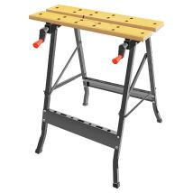 Mehrfach verstellbare Werkbank, Holzbearbeitung, Hartholz-Werkbank für Werkstatt, Heimgebrauch, Holzbearbeitung, Arbeitstisch