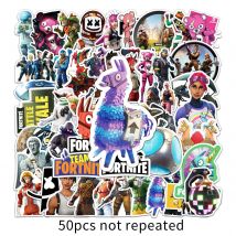 50 Stück Fortnites Serie Aufkleber Hot Game Graffiti Aufkleber Cartoon Umschlag Tagebuch Diy Dekoration Etikett Lustige Geburtstagsgeschenke