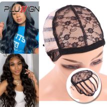 1 Teile/los Auflösen Perücke Kappe Mit Verstellbaren Riemen S M L Dome Kappen Kunststoff Haar Netze Plussign Perücke Machen Basis Mesh perücke Kappe