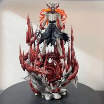 Figurka Anime Akcji 33cm Kurosaki Ichigo Ulquiorra Cifer Bleach Seria 1:1 Kolekcjonerski Model na Biurko Zabawka dla Dzieci Prezent na Boże Narodzenie