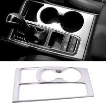 Für Hyundai Tucson LHD 2015-2018 Getriebe Getriebe Shift Panel Rahmen Wasser Tasse Halter Abdeckungen Trim Edelstahl Dekorative aufkleber