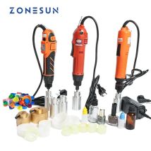 ZONESUN Flaschenverschließmaschine Tragbare elektrische Verschließflaschen Verschlussspanner Verschließer Schrauben 10–50 mm