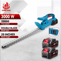 ONEVAN 20 pollici 20000 giri/min tagliasiepi elettrico giardino paesaggistica tagliasiepi tagliapasta giardinaggio batteria agli ioni di litio utensile elettrico