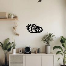 Metall Bär Pfote Wand dekoration moderne Wohnzimmer Schlafzimmer Dekoration Aufkleber Wandbild Wanda uf kleber