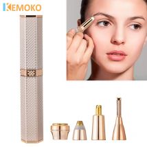 Neuer elektrischer Rasierer für Frauen, 4-in-1-Damenrasierer, Augenbrauentrimmer, Nasenhaar-Epilierer, wiederaufladbarer Augenbrauentrimmer, Haarentfernung