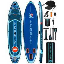 Myboat dogdog wasserdichtes extra breites aufblasbares Paddle Board 11'6'x34'x6'Adult Standing Style aquatisches Sup Zubehör Board