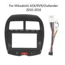2 Din Car Radio Fascia For Mitsubishi ASX RVR Outlander 2010 - 2016 Sport Auto Stereo Install Dash Panel Mounting Trim Frame Kit