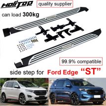 Seitenstange Trittbrett Seitenstufe für Ford EDGE ST 2016 2017 2018 2019 2020 2021 2022 2023, verdickte Halterung, Belastung 300 kg, sehr stark
