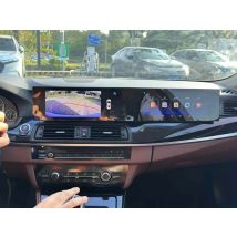 Dual Screen Für BMW 5er 2011-2017 LCD Full Touch Co-pilot Bedienfeld Auto Center Konsole radio Carplay Android Kopf Einheit