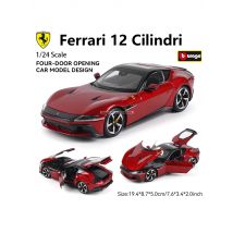 Bburago 1:24 Ferrari 12 Cilindri Alloy Luxury Vehicle Diecast Cars Model Toy Collection Gift Boy's birthday gift