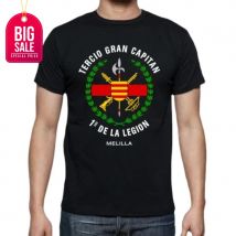 „Tercio Gran Capitan 1D La Legion“ T-Shirt der spanischen Fremdenlegion. Sommer Baumwolle Oansatz Kurzarm Herren T Shirt Neue S-3XL