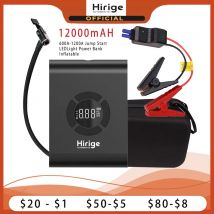 Avviatore di emergenza per auto Dahua Hirige 12000mAh con compressore d'aria, display digitale per gonfiaggio pneumatici per auto camion SUV Emerge