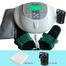 Neue Ion Detox Foot Spa Reinigungsmaschine mit FIR Warm Belt Tens Pad und Massageslipper