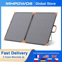 MHPOWOS 200W paneles solares plegables Panel de carga Solar portátil Kit completo turismo al aire libre Camping central eléctrica