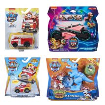 Original Paw Patrol Dino Rescue The Mighty Movie Metall-Hundefigur Velociraptor Liberty JR. Patroller Feature-Modell Jungen-Autospielzeug