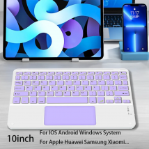 Wireless Keyboard With Touchpad For Apple Xiaomi Huawei Samsung  Rechargeable Tablet Devices Bluetooth For iPad Cell Phone