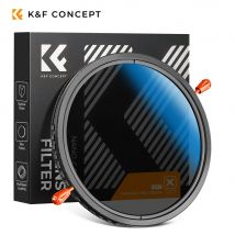 K&F Concept 2in1 Variabile ND2-ND32+CPL Filtro Polarizzante Circolare Multifunzione 37-82mm Densità Neutra Obiettivo Della Fotocamera Filtro