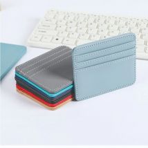 Kreditkarte Halter Brieftasche Männer Frauen Dünne Mode Ultra-dünne PU Id Karte Halter Geldbörse Mini Kredit ID Karte Taschen fall Geschenk